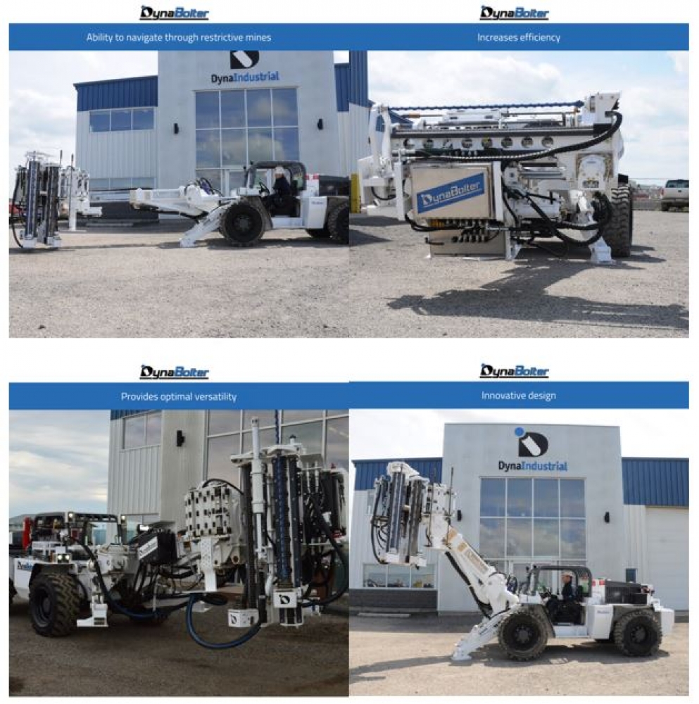 DynaBolter - A Low Profile Roof Bolter